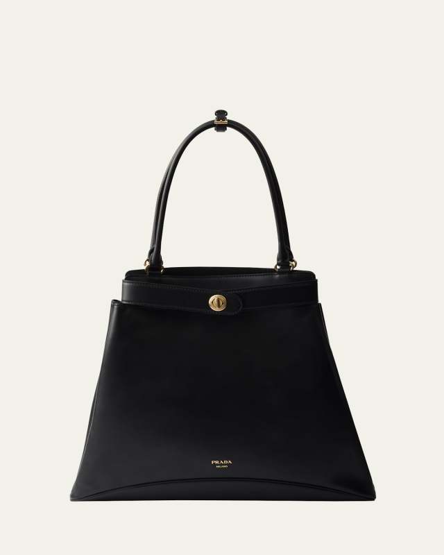 Etude Buckle Leather Shoulder Bag